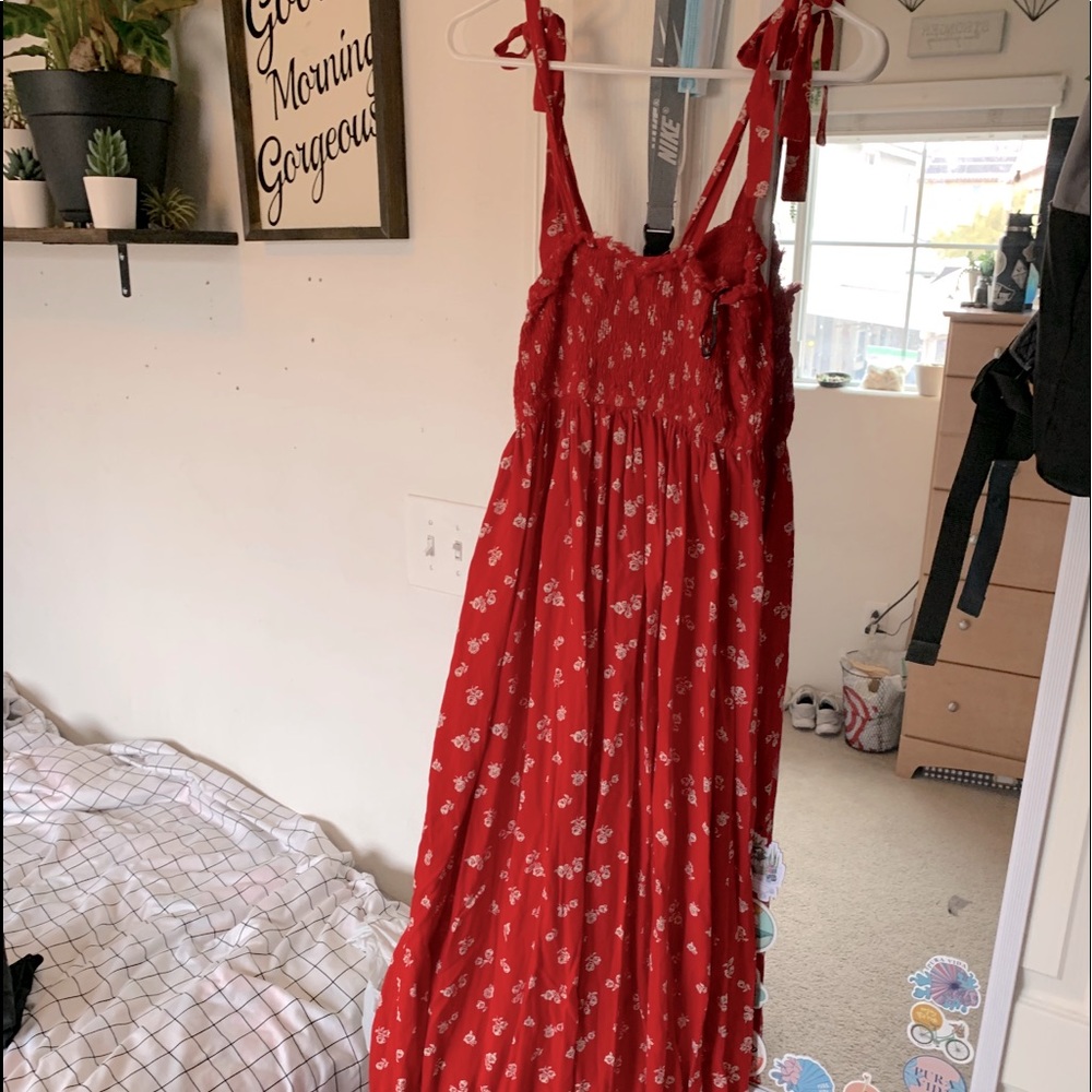 Red dress